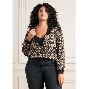 Stella & Dot Reversible Bomber Jacket